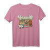 Yosemite Nationalpark Bär und Kajak Souvenir T-Shirt – Erinnerungsstück für Kalifornien-Reisende und Naturliebhaber