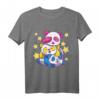 Pansexual Kawaii Panda Anime Pfannen T-Shirt – LGBT Pride Geschenk für Pansexuelle und Liebhaber aller Geschlechter