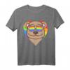 LGBT Herz Liebe Gay Pride Regenbogen Tier Bär T-Shirt – Buntes Design gegen Homophobie für Schwule, Lesben, Bisexuelle und Transgender