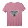 Koala Bär Polygon Vintage Koala T-Shirt für Koala Fans – Perfekt als Kuscheltier, Kostüm oder Kissenersatz für Kinder und Tierliebhaber