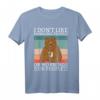 Spruch: I don't like Morning People Bär Kaffee T-Shirt – Lustiges Kaffee Design für Morgenmuffel, Büro & Homewear für Herren & Damen