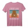 Spruch: I don't like Morning People Bär Kaffee T-Shirt – Lustiges Kaffee Design für Morgenmuffel, Büro & Homewear für Herren & Damen
