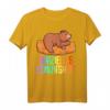 Lustiges Bären Schlafshirt & Pyjama Nachthemd – Witziges Geschenk für Langschläfer, Morgenmuffel & Bärenliebhaber für Damen, Herren & Teenager