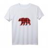 Damen Mama Bär Kariert Schwarz T-Shirt – Perfektes Geschenk für Mutter, Mama und Wildlife-Liebhaber zum Muttertag, Geburtstag & Weihnachten