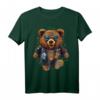 Lustiger Hip-Hop-Teddybär mit Sonnenbrille und Jacke T-Shirt – Stylische Geschenkidee für Väter, Mütter und Tierliebhaber