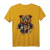 Lustiger Hip-Hop-Teddybär mit Sonnenbrille und Jacke T-Shirt – Stylische Geschenkidee für Väter, Mütter und Tierliebhaber