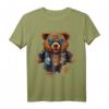 Lustiger Hip-Hop-Teddybär mit Sonnenbrille und Jacke T-Shirt – Stylische Geschenkidee für Väter, Mütter und Tierliebhaber