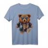 Lustiger Hip-Hop-Teddybär mit Sonnenbrille und Jacke T-Shirt – Stylische Geschenkidee für Väter, Mütter und Tierliebhaber