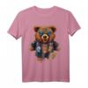 Lustiger Hip-Hop-Teddybär mit Sonnenbrille und Jacke T-Shirt – Stylische Geschenkidee für Väter, Mütter und Tierliebhaber