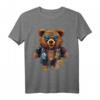 Lustiger Hip-Hop-Teddybär mit Sonnenbrille und Jacke T-Shirt – Stylische Geschenkidee für Väter, Mütter und Tierliebhaber
