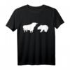 Bulle und Bär T-Shirt – Klassisches Börsenmotiv für Finanz- und Börsenfans
