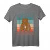 Spruch: I don't like Morning People Bär Kaffee T-Shirt – Lustiges Kaffee Shirt für Morgenmuffel, Büro, Homewear & Geschenk für Partner oder Eltern