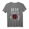 Herren Papa Bär Holzfäller Flanell Hemd mit Bär und Kariertem Design – Perfektes Weihnachtsgeschenk für Väter, Großväter & Freunde
