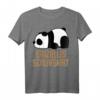 Offizielles Panda Schlafshirt Pyjama Nachthemd – Lustiges Geschenk für Langschläfer, Morgenmuffel und Panda Fans, Damen und Herren
