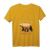 Damen HapFrog Bär Souvenir T-Shirt mit V-Ausschnitt – Vintage Retro Nationalparks Design, ideales Geschenk für Naturliebhaber & Abenteuerfans