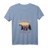 Damen HapFrog Bär Souvenir T-Shirt mit V-Ausschnitt – Vintage Retro Nationalparks Design, ideales Geschenk für Naturliebhaber & Abenteuerfans