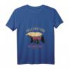 Damen HapFrog Bär Souvenir T-Shirt mit V-Ausschnitt – Vintage Retro Nationalparks Design, ideales Geschenk für Naturliebhaber & Abenteuerfans