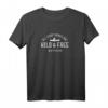 Kayak Bär - Wild and Free T-Shirt für Wasser- und Naturabenteurer mit Used-Look und englischem Spruch