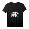 Damen Muttertag Geschenk - Mama Bär Outdoor T-Shirt mit V-Ausschnitt für Frauen & Damen, Perfekt für Mütter und Omas