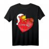 Romantisches Valentinstag T-Shirt mit Herz, Liebe & Bär - Perfektes Geschenk für Freundin und Partner