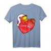 Romantisches Valentinstag T-Shirt mit Herz, Liebe & Bär - Perfektes Geschenk für Freundin und Partner