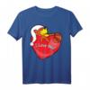 Romantisches Valentinstag T-Shirt mit Herz, Liebe & Bär - Perfektes Geschenk für Freundin und Partner