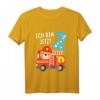 Kinder Geburtstag Feuerwehr Junge - Bär T-Shirt zum 2. Geburtstag, ideales Geschenk für kleine Feuerwehr-Fans und Geburtstagsparty