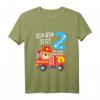 Kinder Geburtstag Feuerwehr Junge - Bär T-Shirt zum 2. Geburtstag, ideales Geschenk für kleine Feuerwehr-Fans und Geburtstagsparty