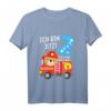 Kinder Geburtstag Feuerwehr Junge - Bär T-Shirt zum 2. Geburtstag, ideales Geschenk für kleine Feuerwehr-Fans und Geburtstagsparty