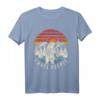 Retro Vintage I Hate People Camping T-Shirt – Lustiges Faultier Geschenk für Natur- und Tierliebhaber, Fans von Sprüchen & Humor