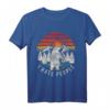 Retro Vintage I Hate People Camping T-Shirt – Lustiges Faultier Geschenk für Natur- und Tierliebhaber, Fans von Sprüchen & Humor