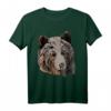 Grizzlybär Tiermotiv Kunst Aufdruck T-Shirt – Geschenkidee für Kinder, Damen & Herren zum Geburtstag und Weihnachten