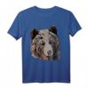 Grizzlybär Tiermotiv Kunst Aufdruck T-Shirt – Geschenkidee für Kinder, Damen & Herren zum Geburtstag und Weihnachten