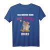 Ich Werde Eine Große Schwester 2022 Bär Geschenk T-Shirt – Niedliche Schwangerschaftsankündigung & Baby Party Geschenk für große Schwestern