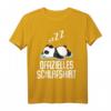 Offizielles Panda Schlafshirt Pyjama Nachthemd - Lustiges Geschenk für Langschläfer, Morgenmuffel & Pandafans