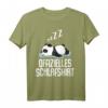Offizielles Panda Schlafshirt Pyjama Nachthemd - Lustiges Geschenk für Langschläfer, Morgenmuffel & Pandafans