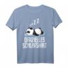 Offizielles Panda Schlafshirt Pyjama Nachthemd - Lustiges Geschenk für Langschläfer, Morgenmuffel & Pandafans