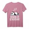 Offizielles Panda Schlafshirt Pyjama Nachthemd - Lustiges Geschenk für Langschläfer, Morgenmuffel & Pandafans