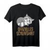 Offizielles Waschbär Schlafshirt & Pyjama – Lustiges Geschenk für Langschläfer, Morgenmuffel und Waschbärenfans