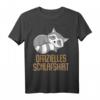 Offizielles Waschbär Schlafshirt & Pyjama – Lustiges Geschenk für Langschläfer, Morgenmuffel und Waschbärenfans