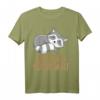 Offizielles Waschbär Schlafshirt & Pyjama – Lustiges Geschenk für Langschläfer, Morgenmuffel und Waschbärenfans