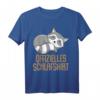 Offizielles Waschbär Schlafshirt & Pyjama – Lustiges Geschenk für Langschläfer, Morgenmuffel und Waschbärenfans
