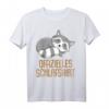 Offizielles Waschbär Schlafshirt & Pyjama – Lustiges Geschenk für Langschläfer, Morgenmuffel und Waschbärenfans
