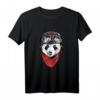 Cooles Panda Bär T-Shirt für Motorradfahrer und Piloten - Vintage Retro Design, Perfekt für Biker, Geburtstagsgeschenk & Panda Liebhaber