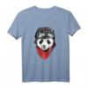 Cooles Panda Bär T-Shirt für Motorradfahrer und Piloten - Vintage Retro Design, Perfekt für Biker, Geburtstagsgeschenk & Panda Liebhaber