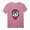 Cooles Panda Bär T-Shirt für Motorradfahrer und Piloten - Vintage Retro Design, Perfekt für Biker, Geburtstagsgeschenk & Panda Liebhaber