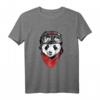 Cooles Panda Bär T-Shirt für Motorradfahrer und Piloten - Vintage Retro Design, Perfekt für Biker, Geburtstagsgeschenk & Panda Liebhaber