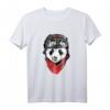 Cooles Panda Bär T-Shirt für Motorradfahrer und Piloten - Vintage Retro Design, Perfekt für Biker, Geburtstagsgeschenk & Panda Liebhaber