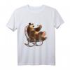 Mascha und der Bär Fan-T-Shirt - Offizielles Merchandise für Kinder, klassisch geschnitten, langlebig und perfekt als Geschenk