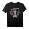 Be Different Koala Lustiges Fledermäuse und Koala Bär T-Shirt - Tierliebhaber Geschenkidee für Waldtiere, Humor & Motivation